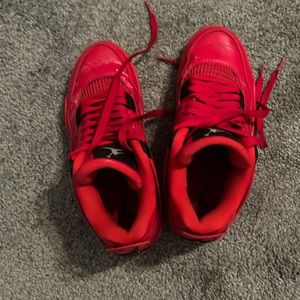 Vintage Red Air Jordan Sneakers